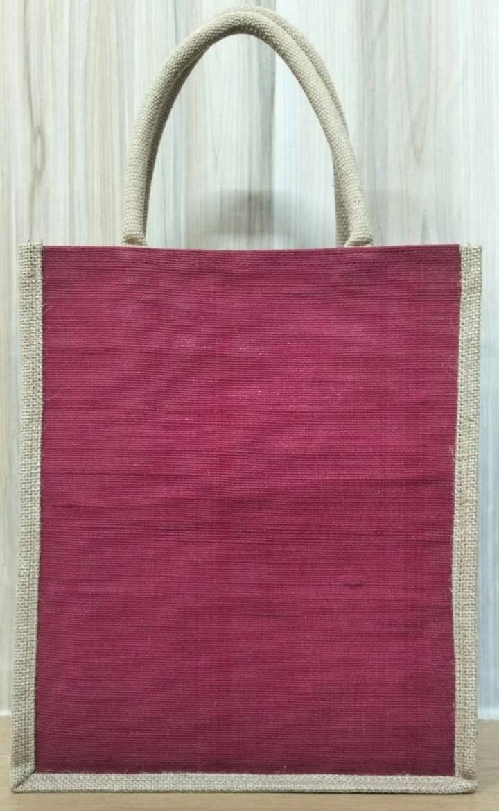 Jute Handle Bag with Zipper No Pocket - J006A21206MBr